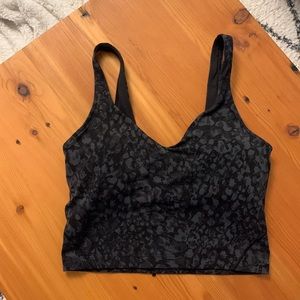 Lululemon Align Tank - Black Grey Pattern - Size 6